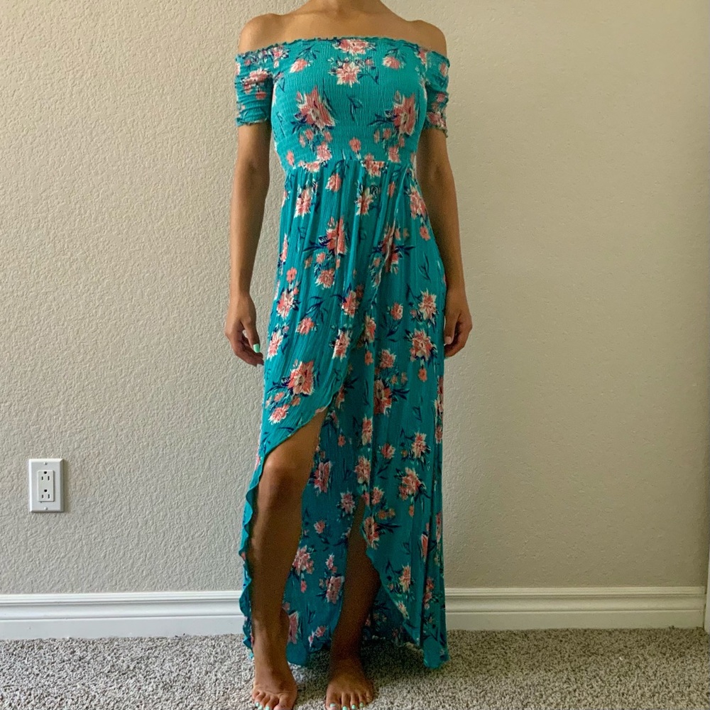 Off the shoulder dress